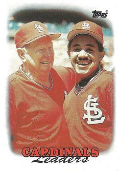 #351 Cardinals Leaders - St. Louis Cardinals - 1988 Topps Baseball