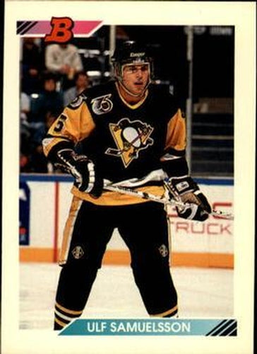 #351 Ulf Samuelsson - Pittsburgh Penguins - 1992-93 Bowman Hockey