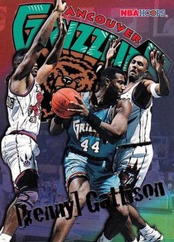 #351 Kenny Gattison - Vancouver Grizzlies - 1995-96 Hoops Basketball