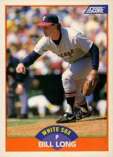 #351 Bill Long - Chicago White Sox - 1989 Score Baseball