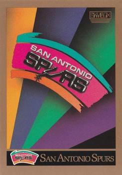 #351 San Antonio Spurs - San Antonio Spurs - 1990-91 SkyBox Basketball