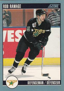 #351 Rob Ramage - Minnesota North Stars - 1992-93 Score Canadian Hockey