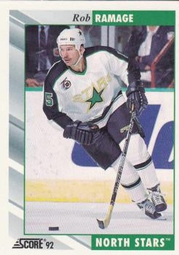 #351 Rob Ramage - Minnesota North Stars - 1992-93 Score USA Hockey