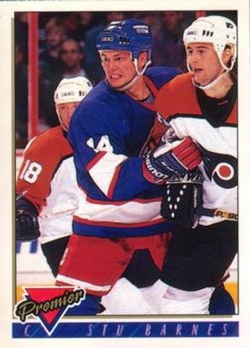 #351 Stu Barnes - Winnipeg Jets - 1993-94 O-Pee-Chee Premier Hockey