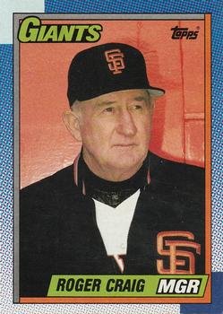 #351 Roger Craig - San Francisco Giants - 1990 Topps Baseball