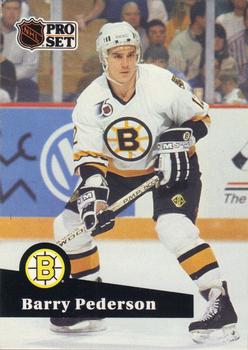 #351 Barry Pederson - 1991-92 Pro Set Hockey