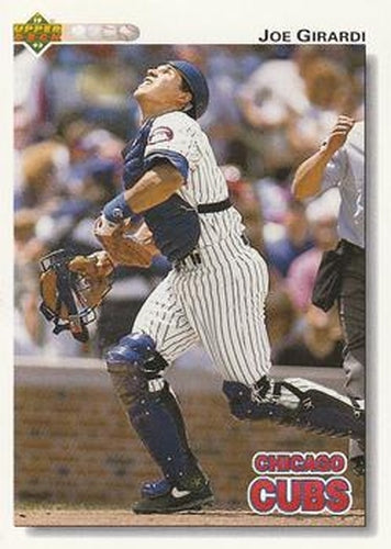 #351 Joe Girardi - Chicago Cubs - 1992 Upper Deck Baseball