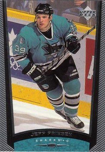 #351 Jeff Friesen - San Jose Sharks - 1998-99 Upper Deck Hockey