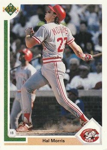 #351 Hal Morris - Cincinnati Reds - 1991 Upper Deck Baseball