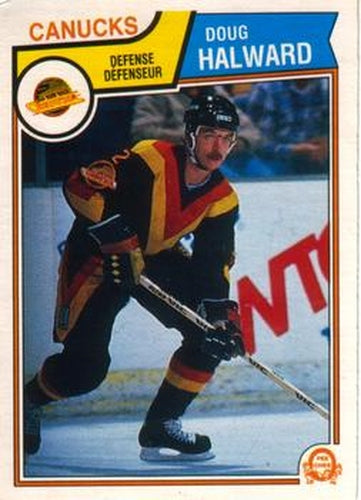 #351 Doug Halward - Vancouver Canucks - 1983-84 O-Pee-Chee Hockey