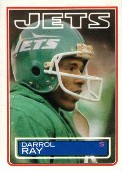 #351 Darrol Ray - New York Jets - 1983 Topps Football