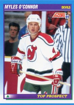 #352 Myles O'Connor - New Jersey Devils - 1991-92 Score Canadian Hockey