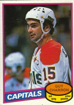#352 Guy Charron - Washington Capitals - 1980-81 O-Pee-Chee Hockey
