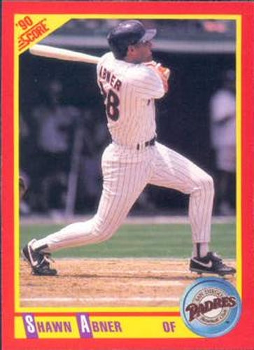 #352 Shawn Abner - San Diego Padres - 1990 Score Baseball