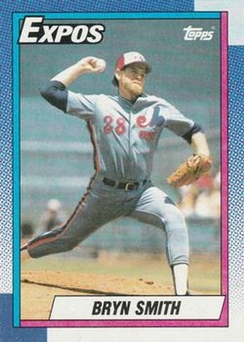 #352 Bryn Smith - Montreal Expos - 1990 Topps Baseball