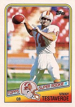 #352 Vinny Testaverde - Tampa Bay Buccaneers - 1988 Topps Football