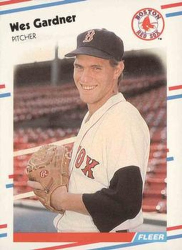 #352 Wes Gardner - Boston Red Sox - 1988 Fleer Baseball