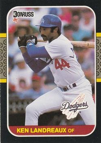 #352 Ken Landreaux - Los Angeles Dodgers - 1987 Donruss Baseball