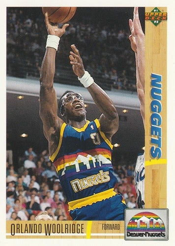 #352 Orlando Woolridge - Denver Nuggets - 1991-92 Upper Deck Basketball