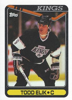 #352 Todd Elik - Los Angeles Kings - 1990-91 Topps Hockey