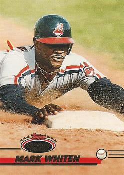 #352 Mark Whiten - Cleveland Indians - 1993 Stadium Club Baseball