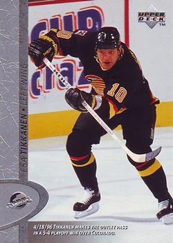 #352 Esa Tikkanen - Vancouver Canucks - 1996-97 Upper Deck Hockey