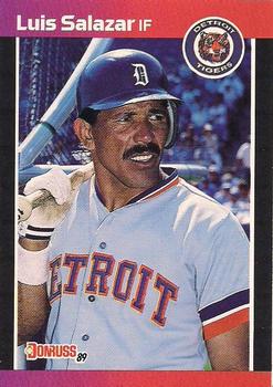 #352 Luis Salazar - Detroit Tigers - 1989 Donruss Baseball