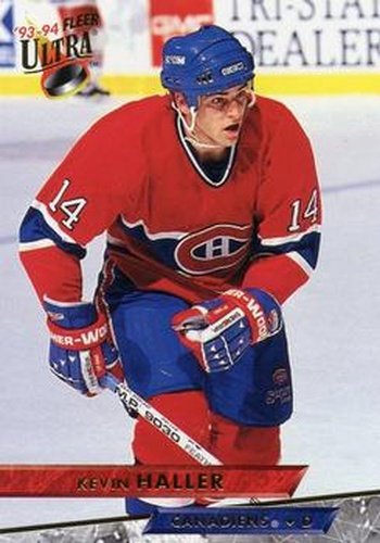 #352 Kevin Haller - Montreal Canadiens - 1993-94 Ultra Hockey