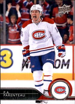 #352 P.A. Parenteau - Montreal Canadiens - 2014-15 Upper Deck Hockey