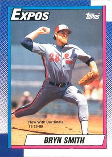 #352 Bryn Smith - St. Louis Cardinals - 1990 O-Pee-Chee Baseball
