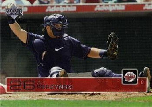 #352 A.J. Pierzynski - Minnesota Twins - 2003 Upper Deck Baseball