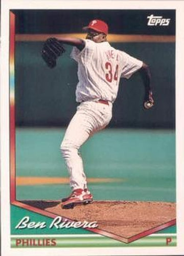 #352 Ben Rivera - Philadelphia Phillies - 1994 Topps Baseball