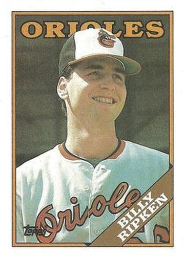 #352 Billy Ripken - Baltimore Orioles - 1988 Topps Baseball