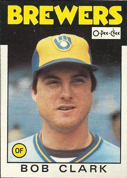 #352 Bobark - Milwaukee Brewers - 1986 O-Pee-Chee Baseball