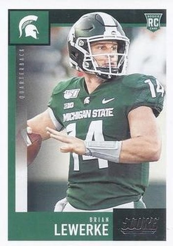 #352 Brian Lewerke - Michigan State Spartans - 2020 Score Football