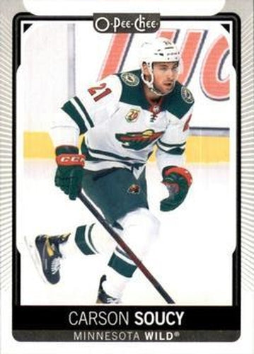 #352 Carson Soucy - Minnesota Wild - 2021-22 O-Pee-Chee Hockey