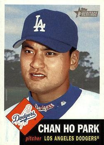 #352 Chan Ho Park - Los Angeles Dodgers - 2002 Topps Heritage Baseball
