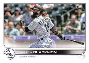 #352 Charlie Blackmon - Colorado Rockies - 2022 Topps Baseball