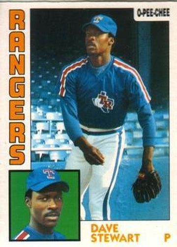 #352 Dave Stewart - Texas Rangers - 1984 O-Pee-Chee Baseball