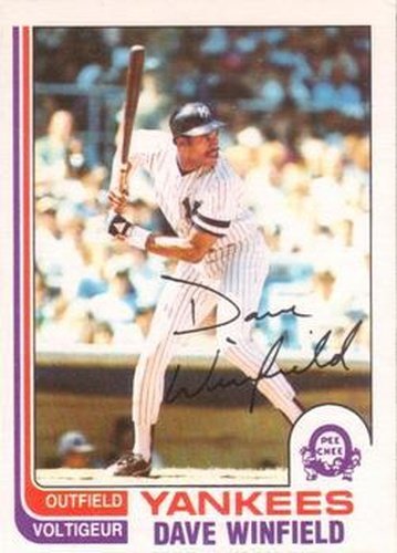 #352 Dave Winfield - New York Yankees - 1982 O-Pee-Chee Baseball
