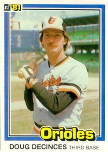 #352 Doug DeCinces - Baltimore Orioles - 1981 Donruss Baseball