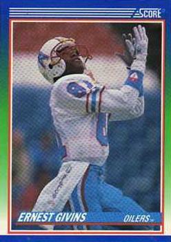 #352 Ernest Givins - Houston Oilers - 1990 Score Football