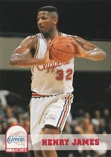 #352 Henry James - Los Angeles Clippers - 1993-94 Hoops Basketball