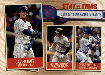 #352 Javier Baez / Nolan Arenado / Christian Yelich - Chicago Cubs / Colorado Rockies / Milwaukee Brewers - 2019 Topps Big League Baseball