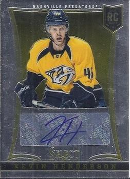 #352 Kevin Henderson - Nashville Predators - 2013-14 Panini Select Hockey