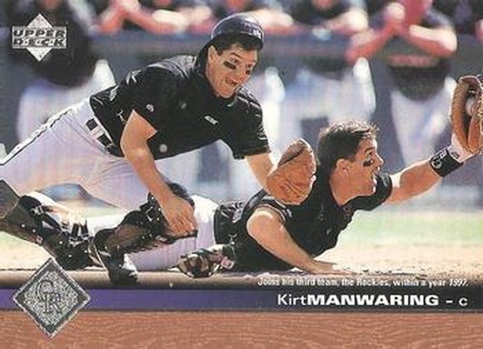 #352 Kirt Manwaring - Colorado Rockies - 1997 Upper Deck Baseball