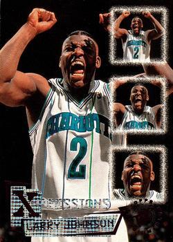 #352 Larry Johnson - Charlotte Hornets - 1995-96 Stadium Club Basketball