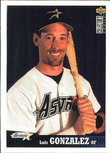 #352 Luis Gonzalez - Houston Astros - 1997 Collector's Choice Baseball