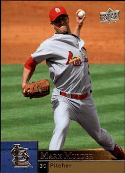#352 Mark Mulder - St. Louis Cardinals - 2009 Upper Deck Baseball
