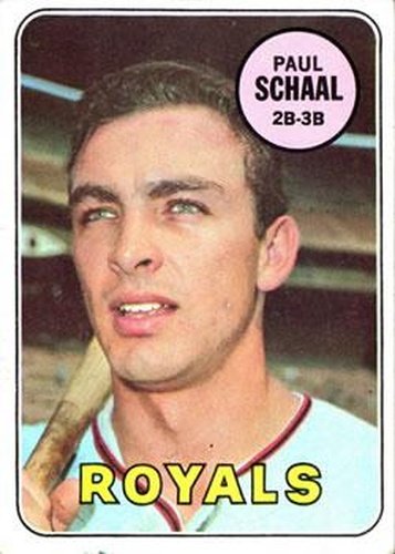#352 Paul Schaal - Kansas City Royals - 1969 Topps Baseball
